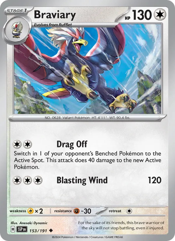 Braviary (Surging Sparks #153/191)