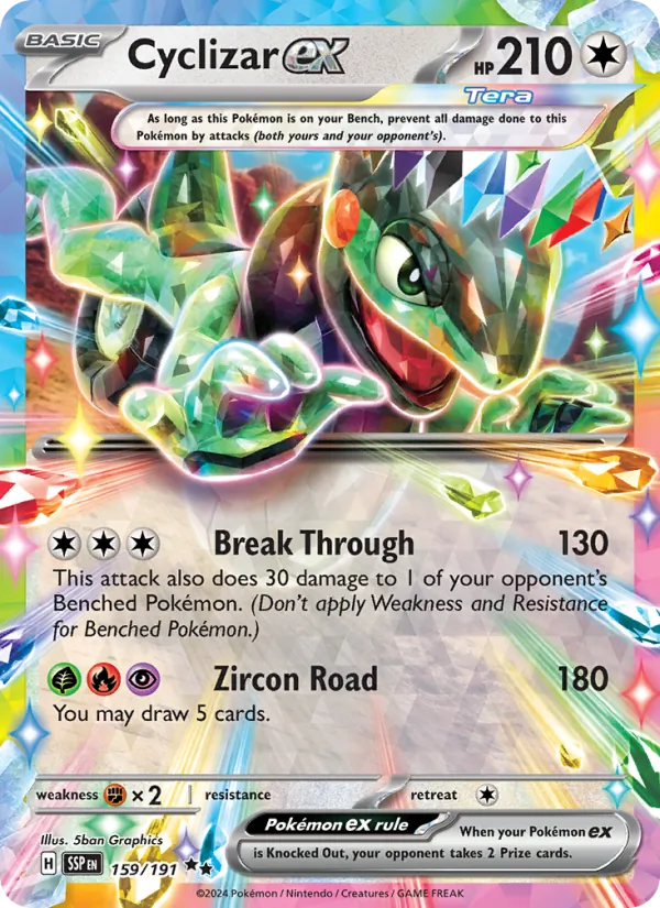 Cyclizar ex (Surging Sparks #159/191)