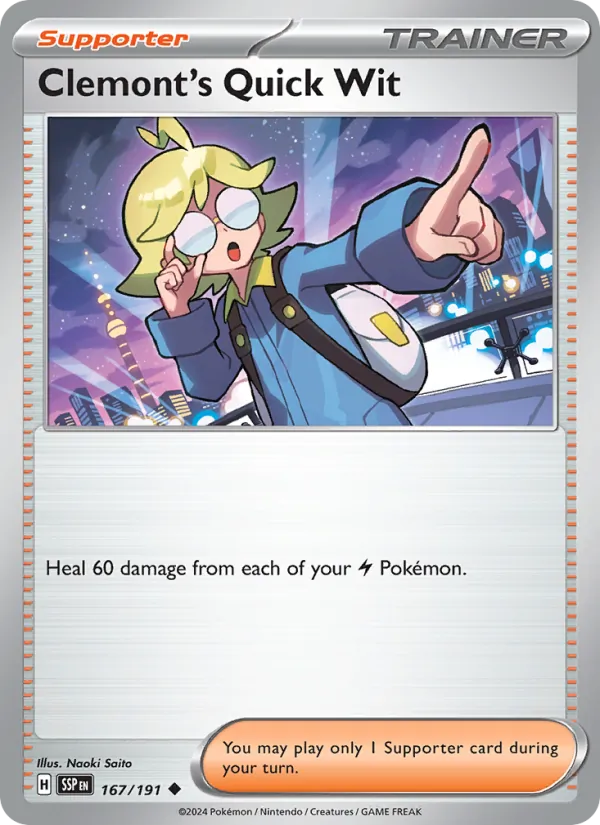 Clemont's Quick Wit (Surging Sparks #167/191)