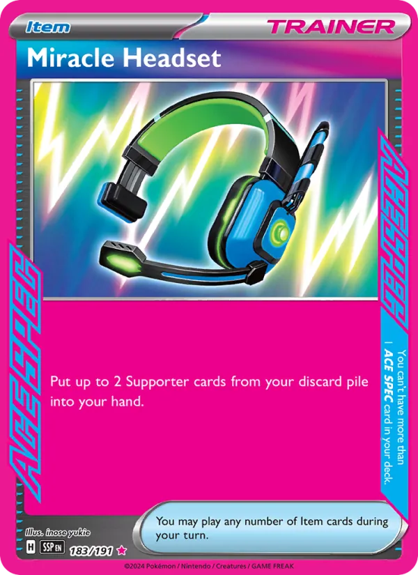 Miracle Headset (Surging Sparks #183/191)
