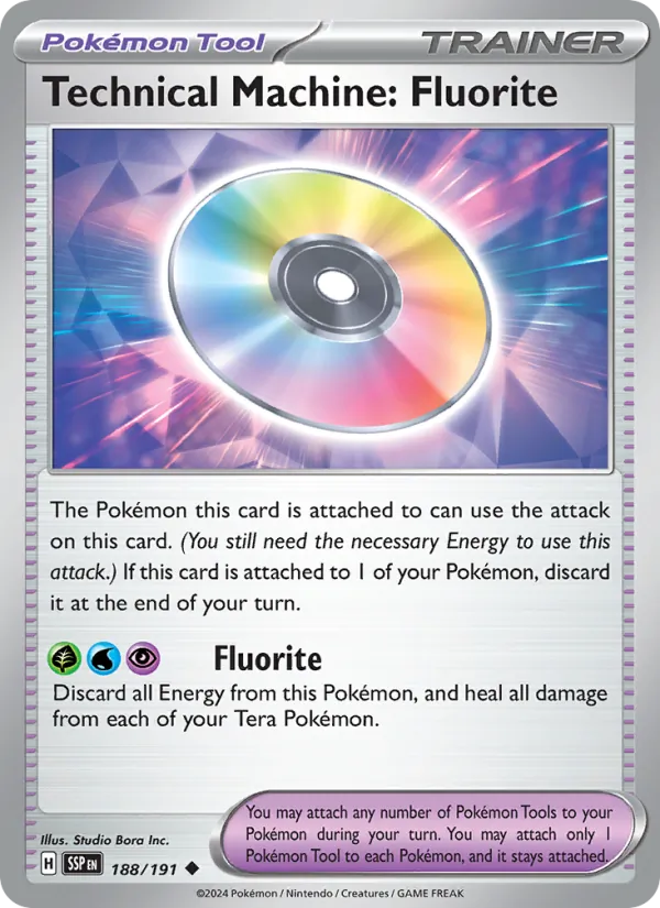 Technical Machine: Fluorite (Surging Sparks #188/191)