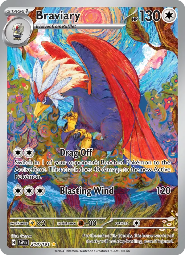Braviary (Surging Sparks #214/191)