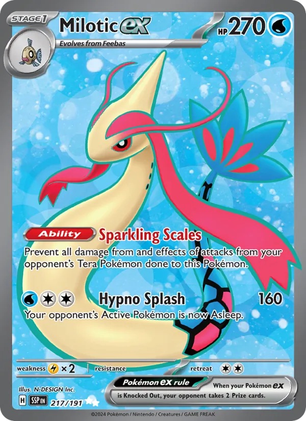 Milotic ex (Surging Sparks #217/191)