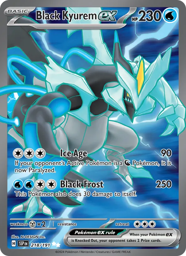 Black Kyurem ex (Surging Sparks #218/191)