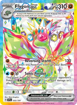 Flygon ex (Surging Sparks #222/191)
