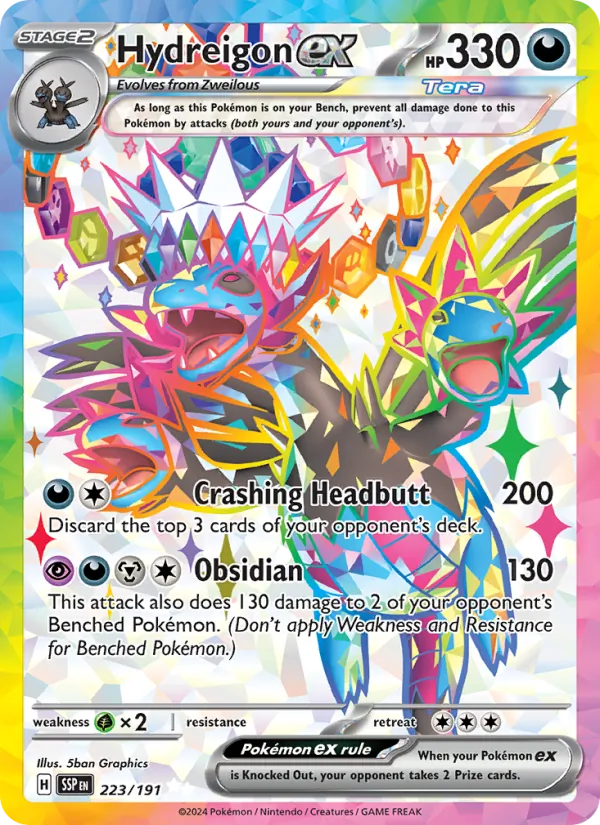 Hydreigon ex (Surging Sparks #223/191)