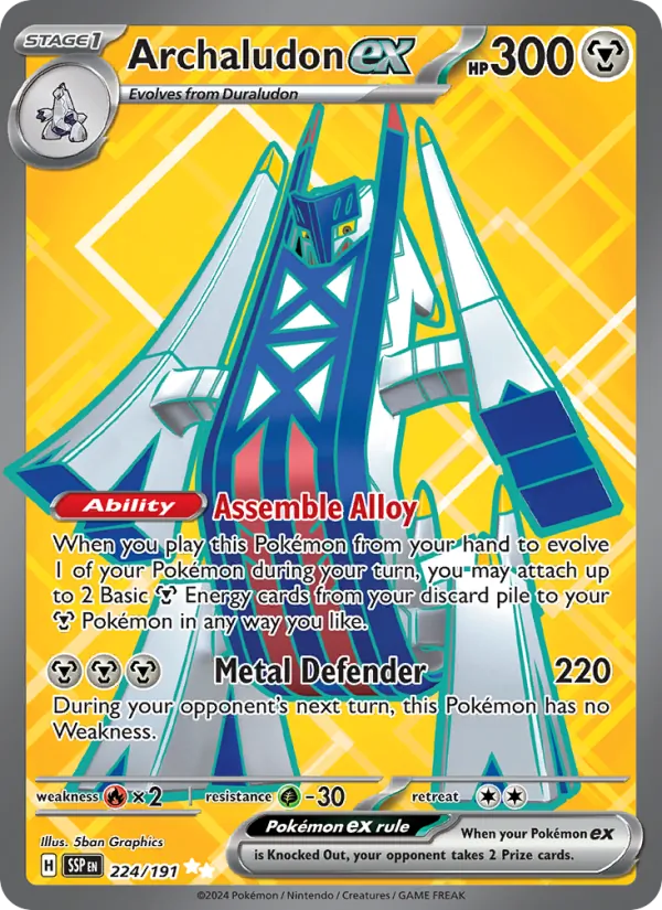 Archaludon ex (Surging Sparks #224/191)