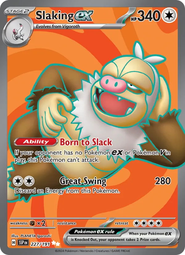 Slaking ex (Surging Sparks #227/191)