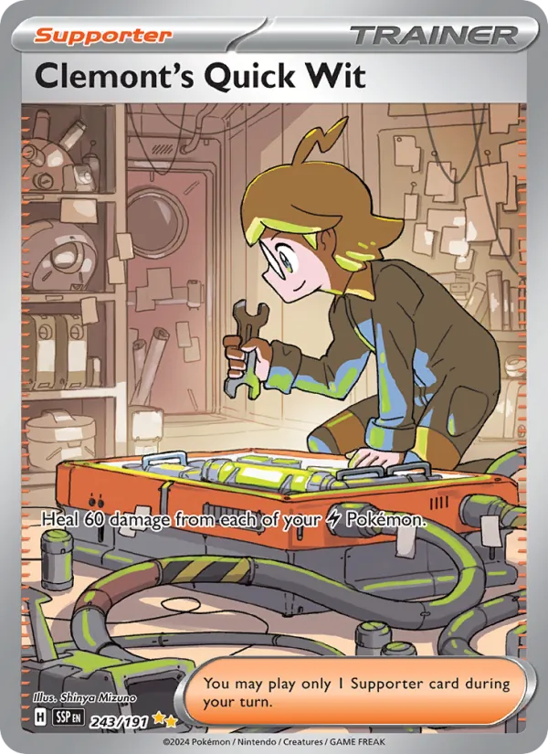 Clemont's Quick Wit (Surging Sparks #243/191)