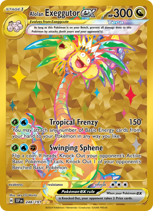 Alolan Exeggutor ex (Surging Sparks #248/191)