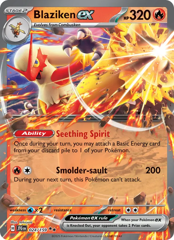 Blaziken ex (Journey Together #024/159)