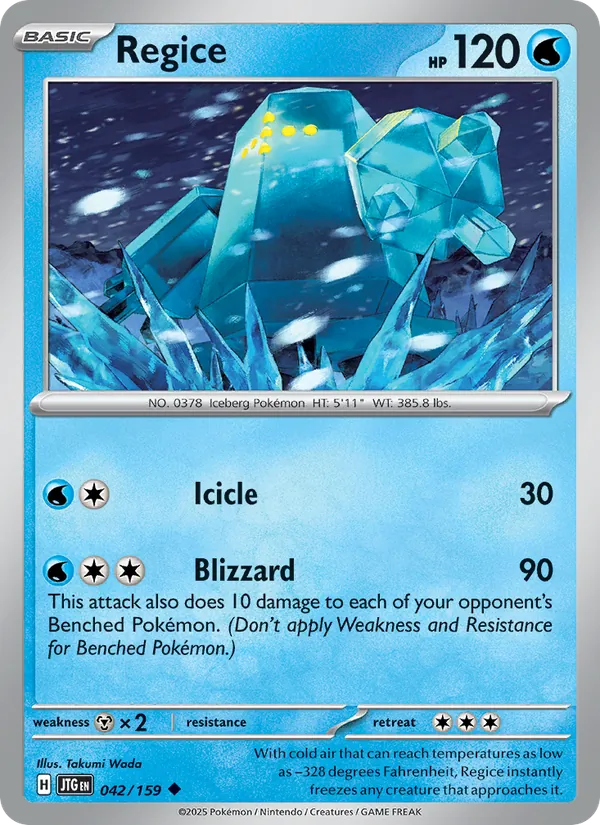 Regice (Journey Together #042/159)
