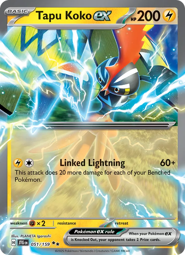 Tapu Koko ex (Journey Together #051/159)