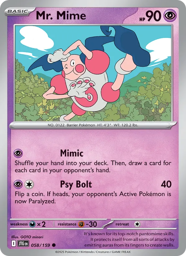 Mr. Mime (Journey Together #058/159)