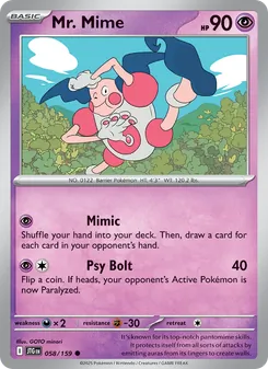 Mr. Mime (Journey Together #058/159)