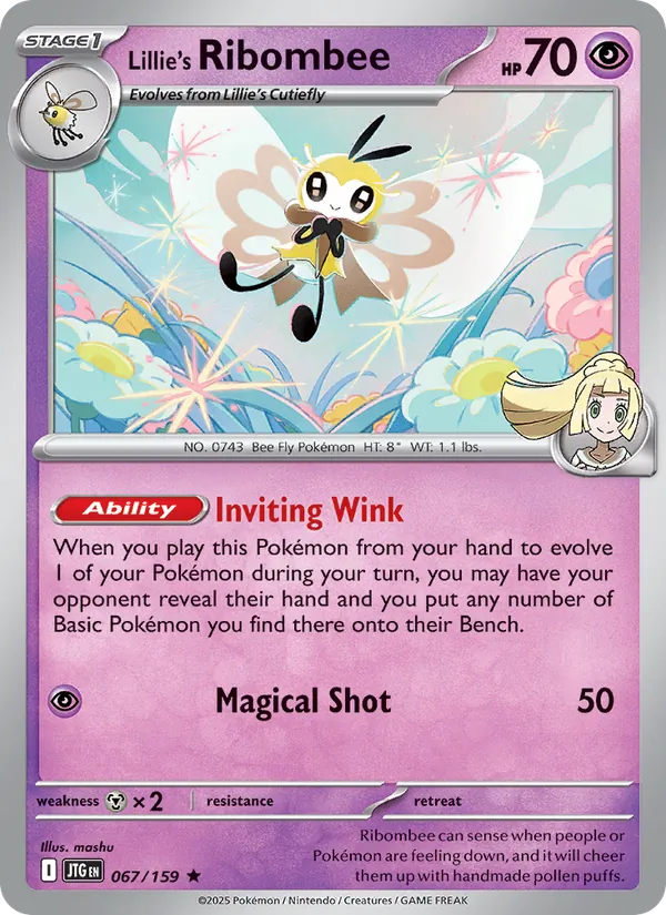Lillie's Ribombee (Journey Together #067/159)