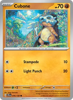Cubone (Journey Together #076/159)