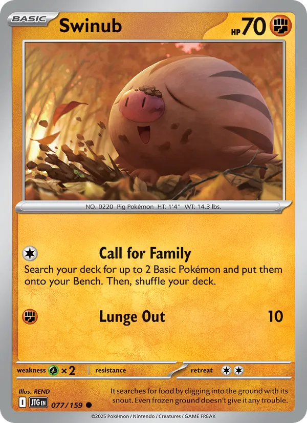 Swinub (Journey Together #077/159)
