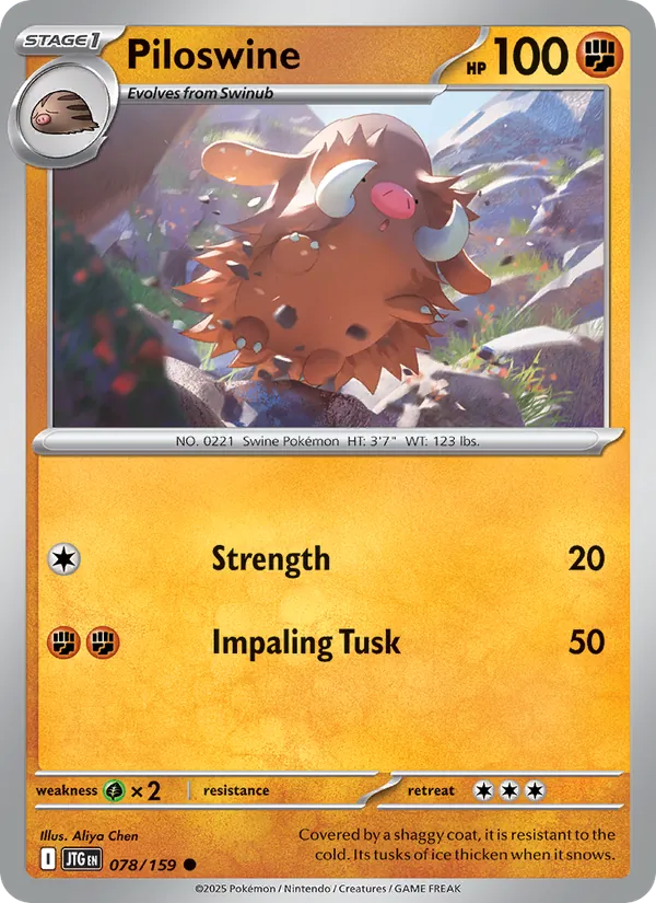 Piloswine (Journey Together #078/159)