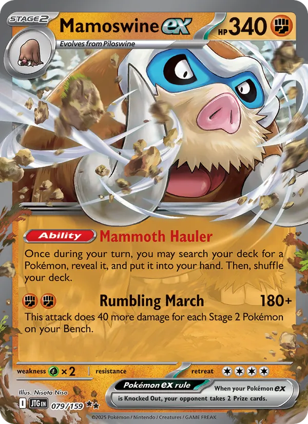 Mamoswine ex (Journey Together #079/159)