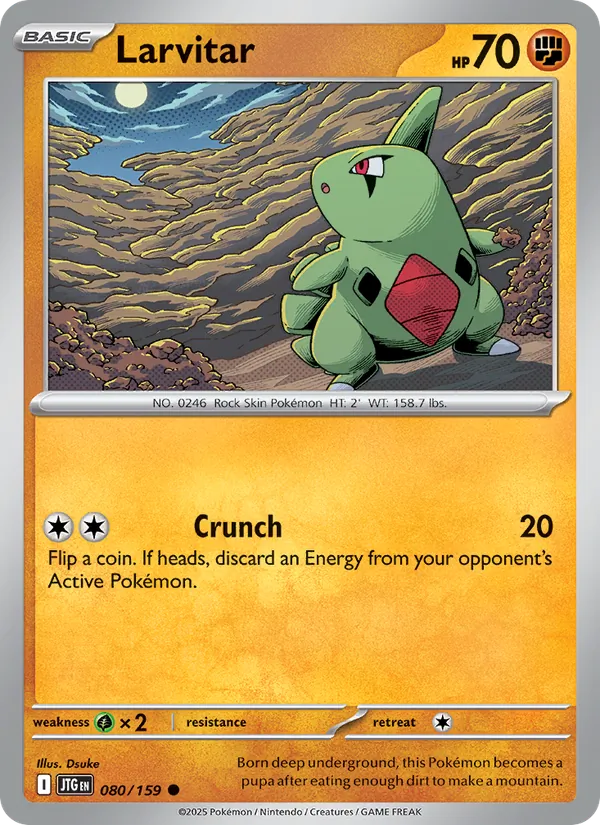 Larvitar (Journey Together #080/159)