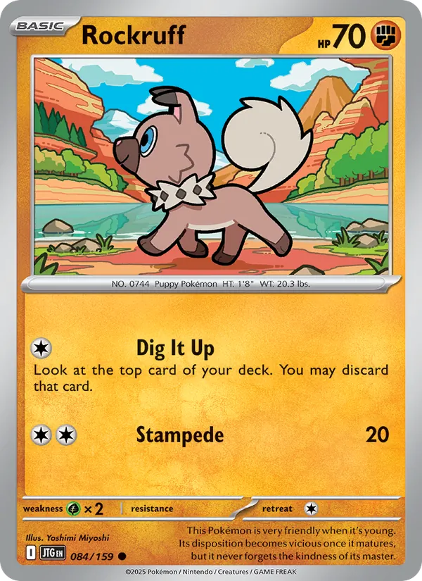 Rockruff (Journey Together #084/159)