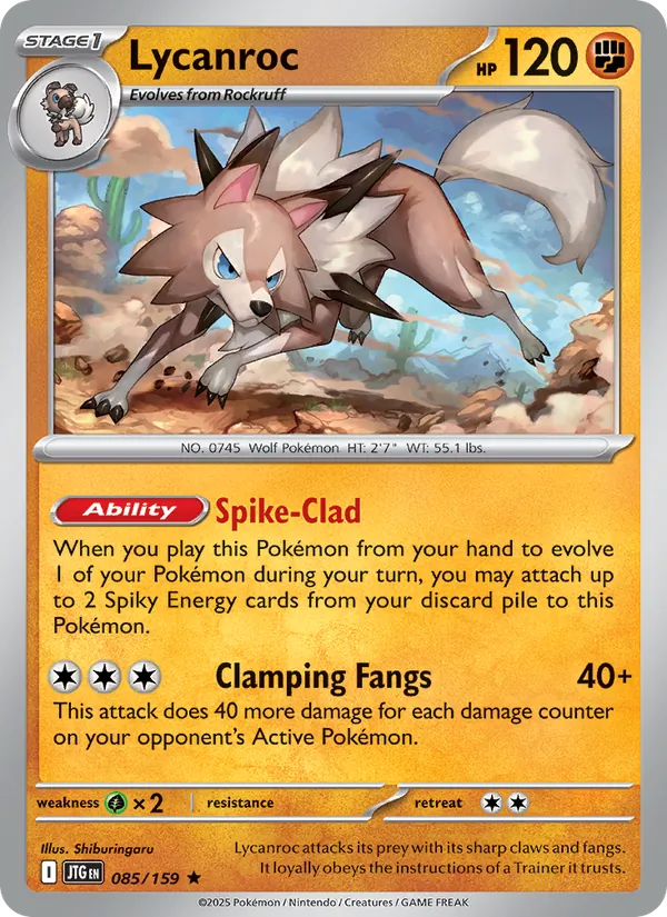 Lycanroc (Journey Together #085/159)