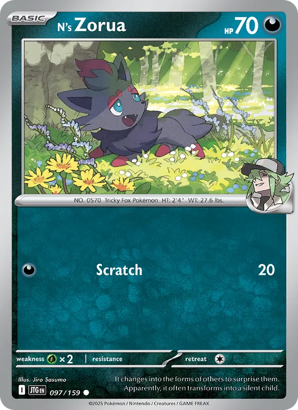 N's Zorua (Journey Together #097/159)