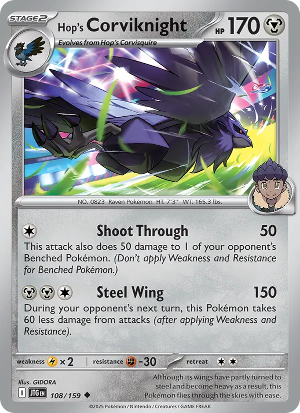 Hop's Corviknight (Journey Together #108/159)