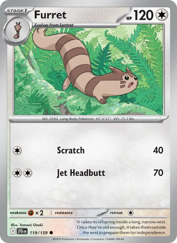 Furret (Journey Together #119/159)