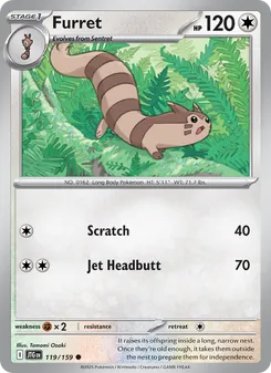 Furret (Journey Together #119/159)