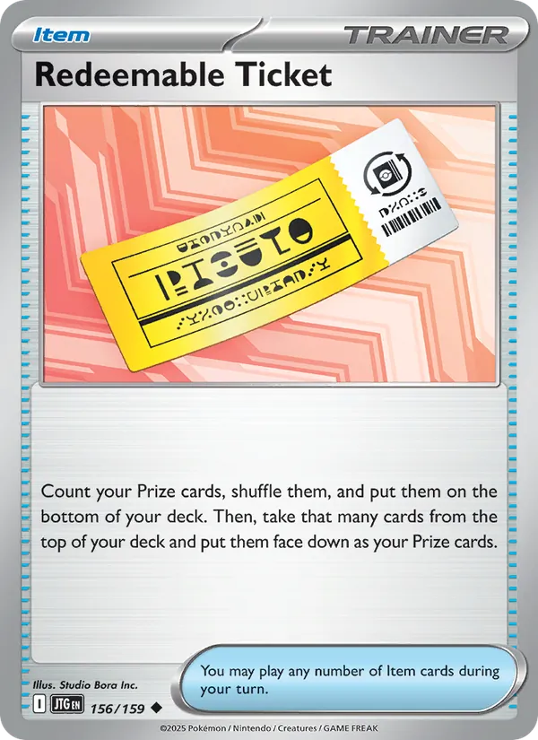 Redeemable Ticket (Journey Together #156/159)