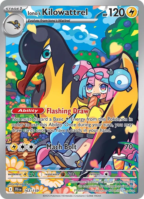 Iono's Kilowattrel (Journey Together #163/159)