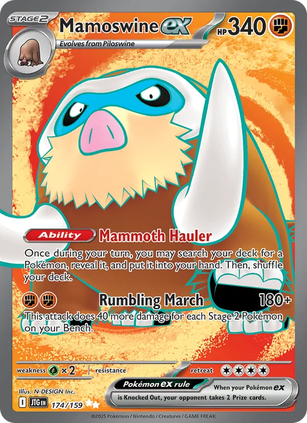Mamoswine ex (Journey Together #174/159)