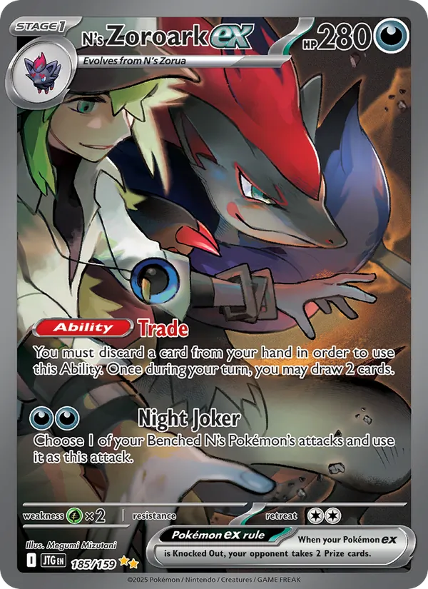 N's Zoroark ex (Journey Together #185/159)