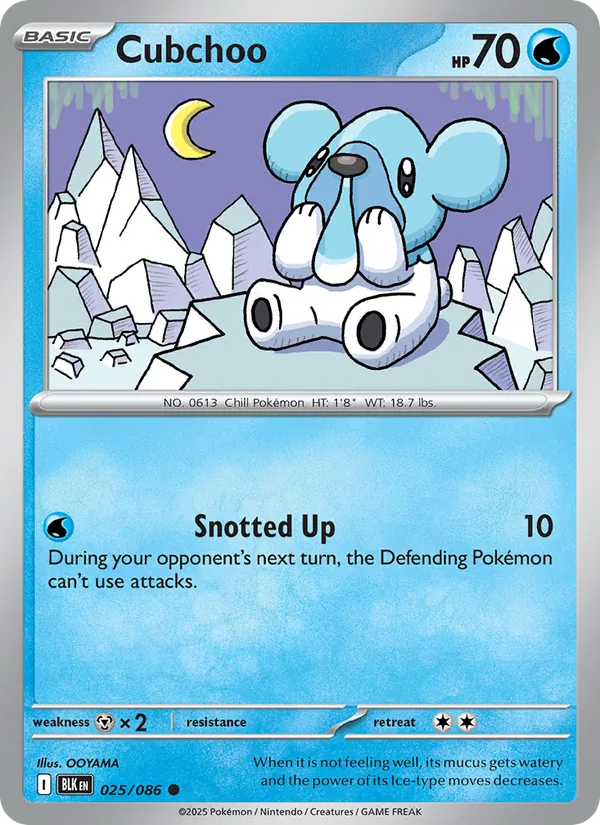 Cubchoo (Black Bolt #025/86)