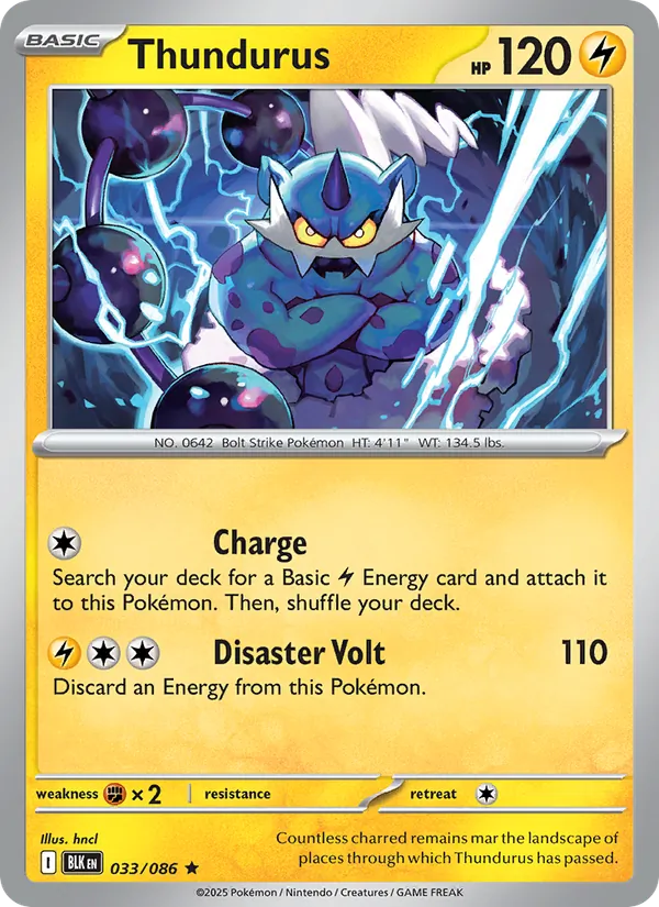 Thundurus (Black Bolt #033/86)