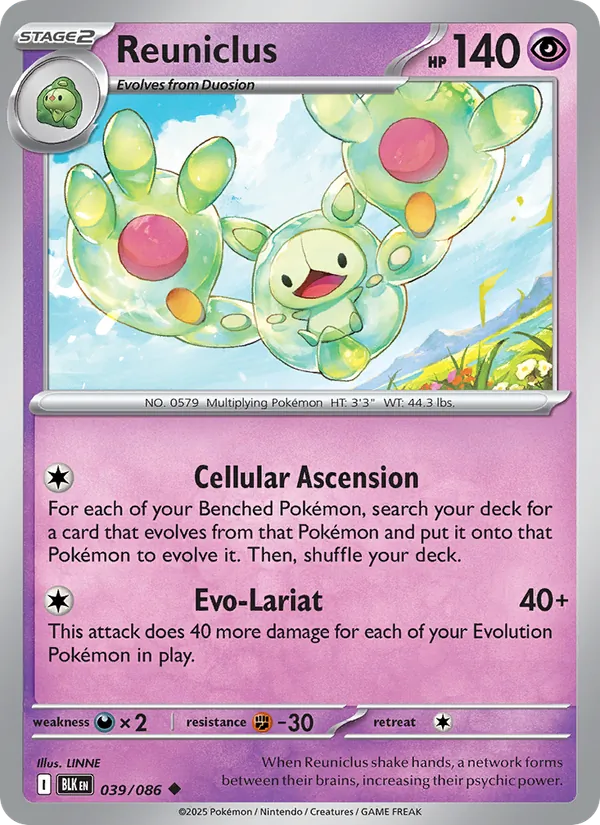 Reuniclus (Black Bolt #039/86)