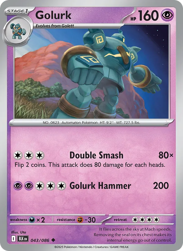 Golurk (Black Bolt #043/86)