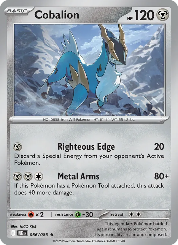 Cobalion (Black Bolt #066/86)