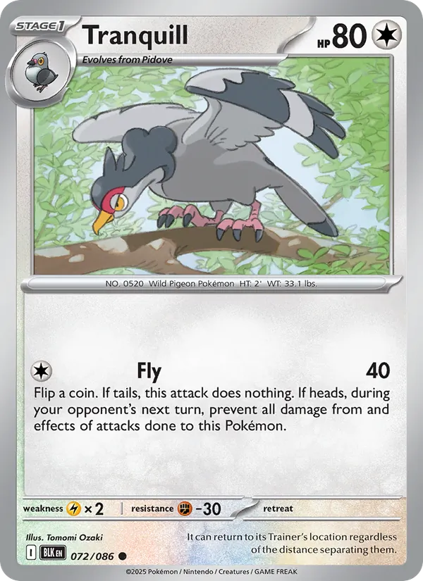 Tranquill (Black Bolt #072/86)