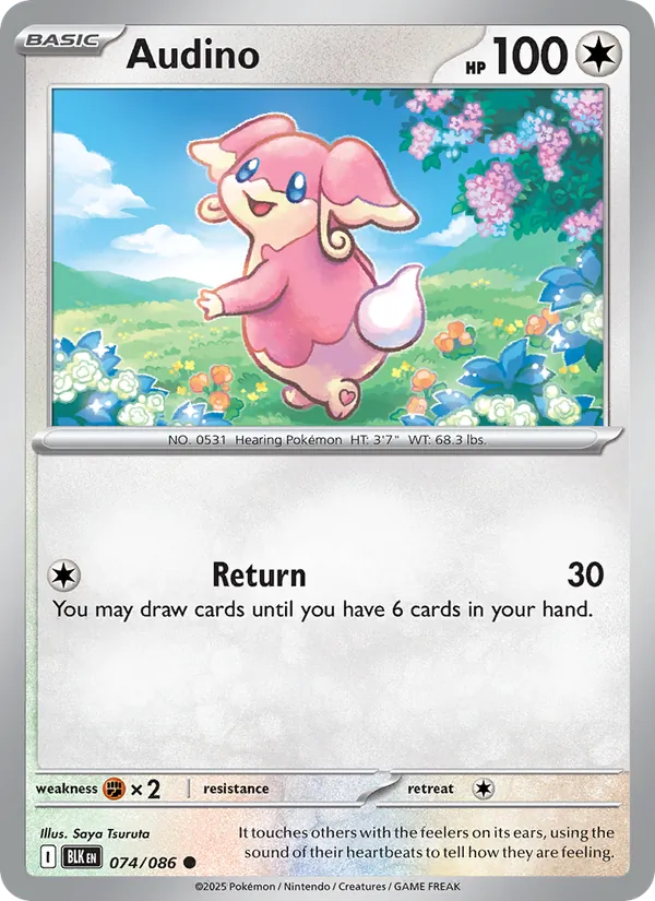Audino (Black Bolt #074/86)