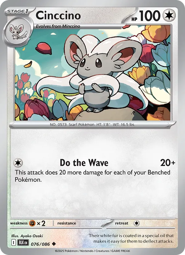 Cinccino (Black Bolt #076/86)