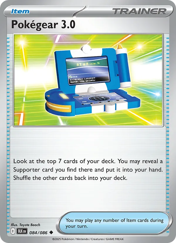 Pokégear 3.0 (Black Bolt #084/86)