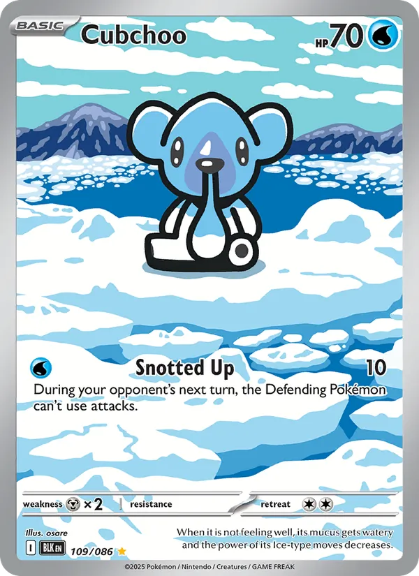 Cubchoo (Black Bolt #109/86)