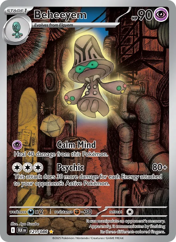 Beheeyem (Black Bolt #121/86)