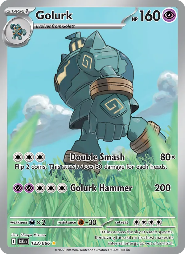 Golurk (Black Bolt #123/86)