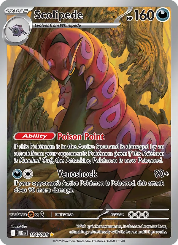 Scolipede (Black Bolt #134/86)