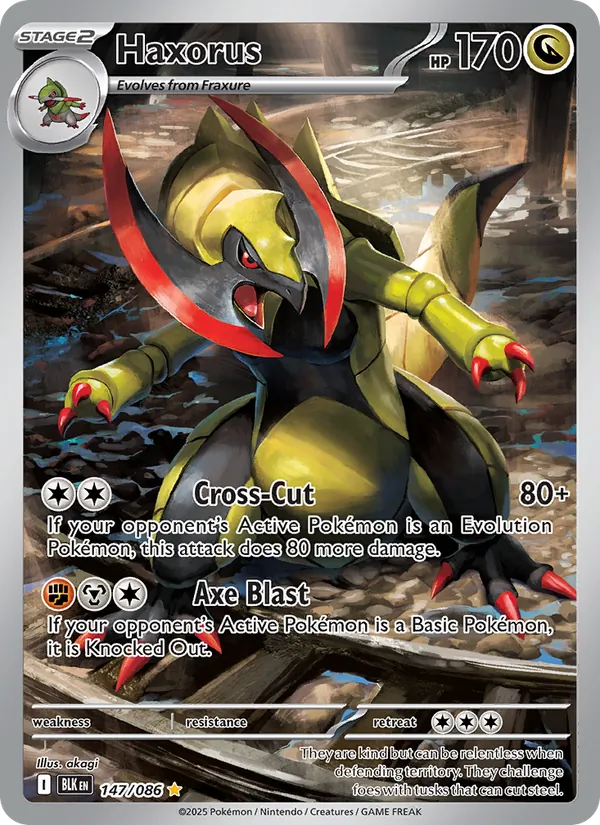 Haxorus (Black Bolt #147/86)