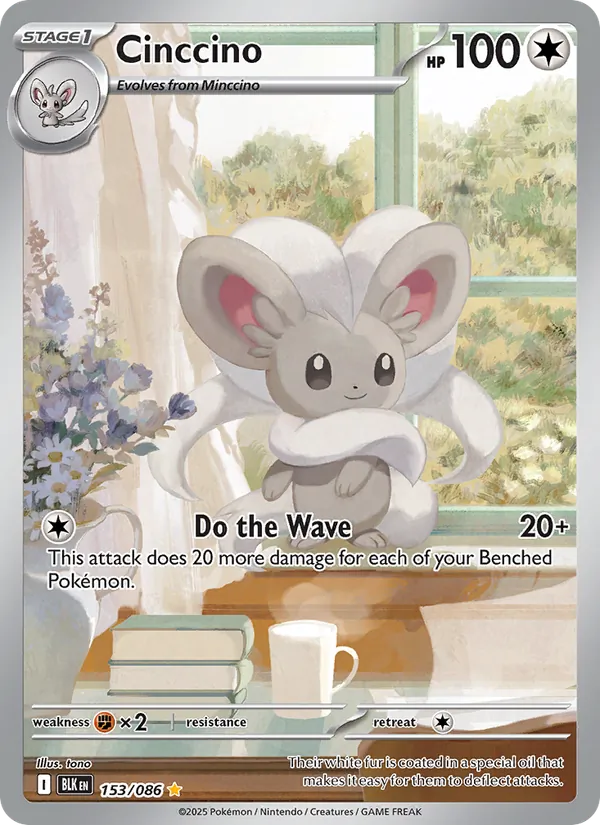 Cinccino (Black Bolt #153/86)